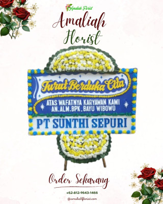 Papan Bunga Duka di Mandisari