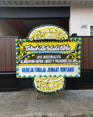 Papan Bunga Duka di Mandisari
